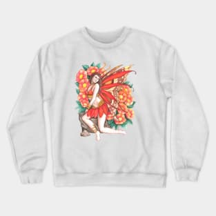 Red Fairy Crewneck Sweatshirt